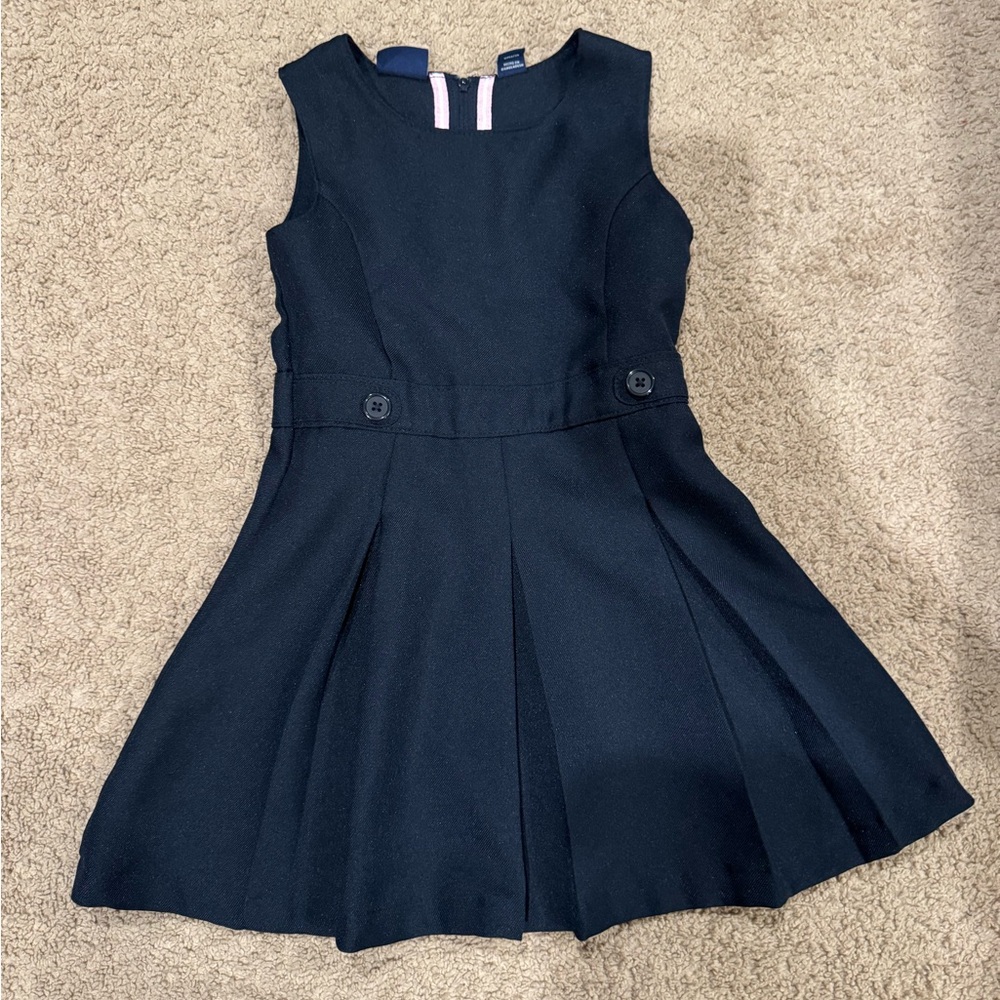 Girl’s Navy Blue Uniform Dress